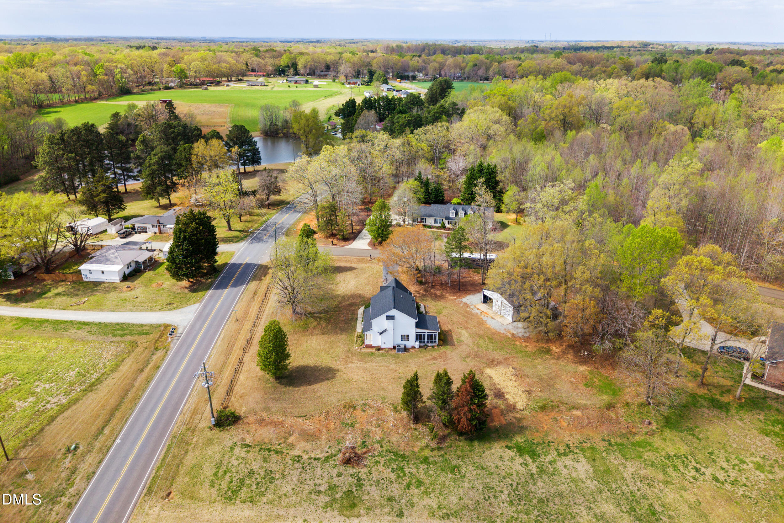24 Country Side Drive Roxboro, NC 27574 - Photo 29 of 36 34 -24 country side dr, drone, exterior