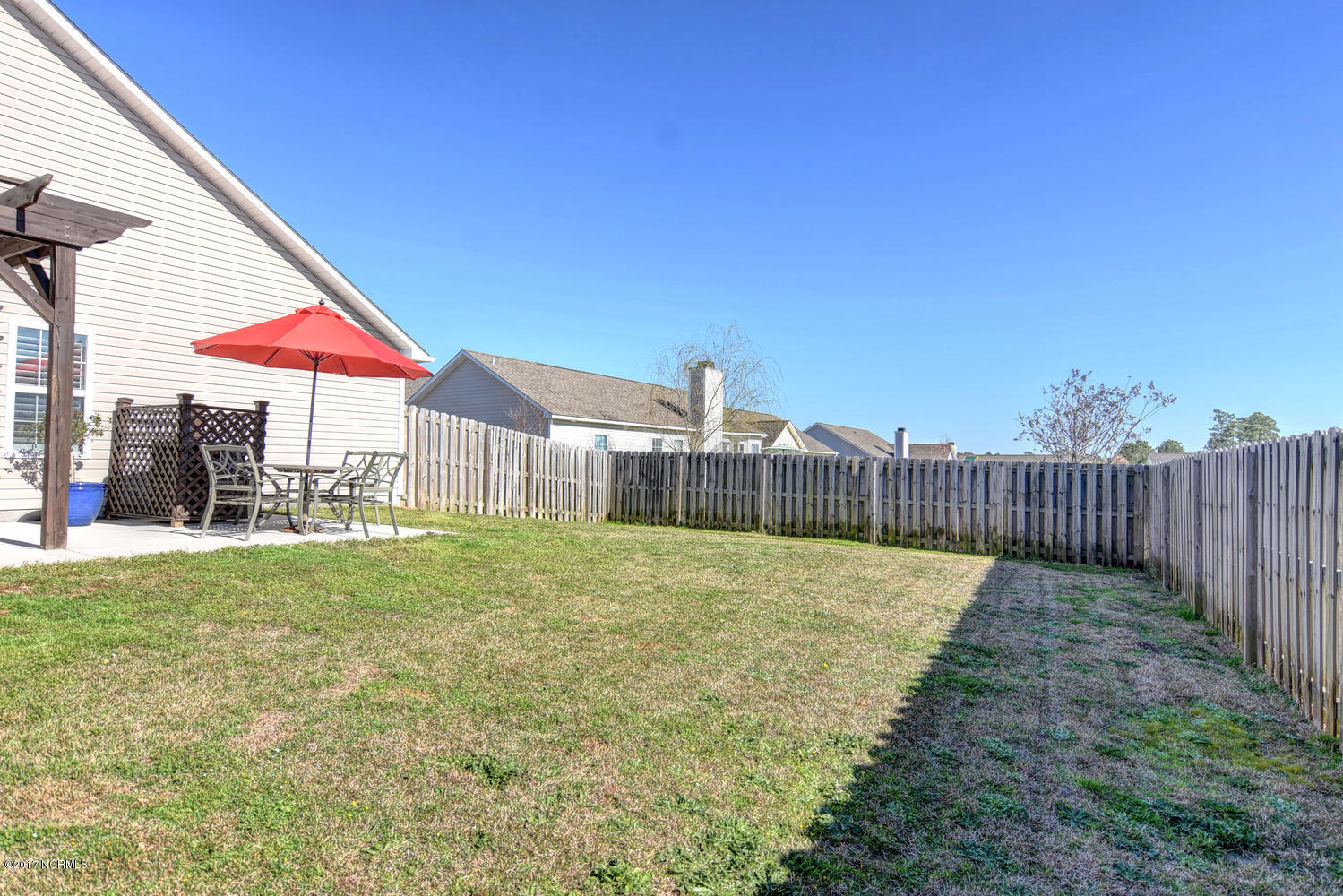 320 Rose Bud Lane Holly Ridge, NC 28445 - Photo 31 of 36 Fenced in yard