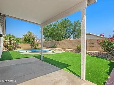 2918 East Harwell Road Gilbert, AZ 85234 - Photo 8 of 12 a view of a back yard