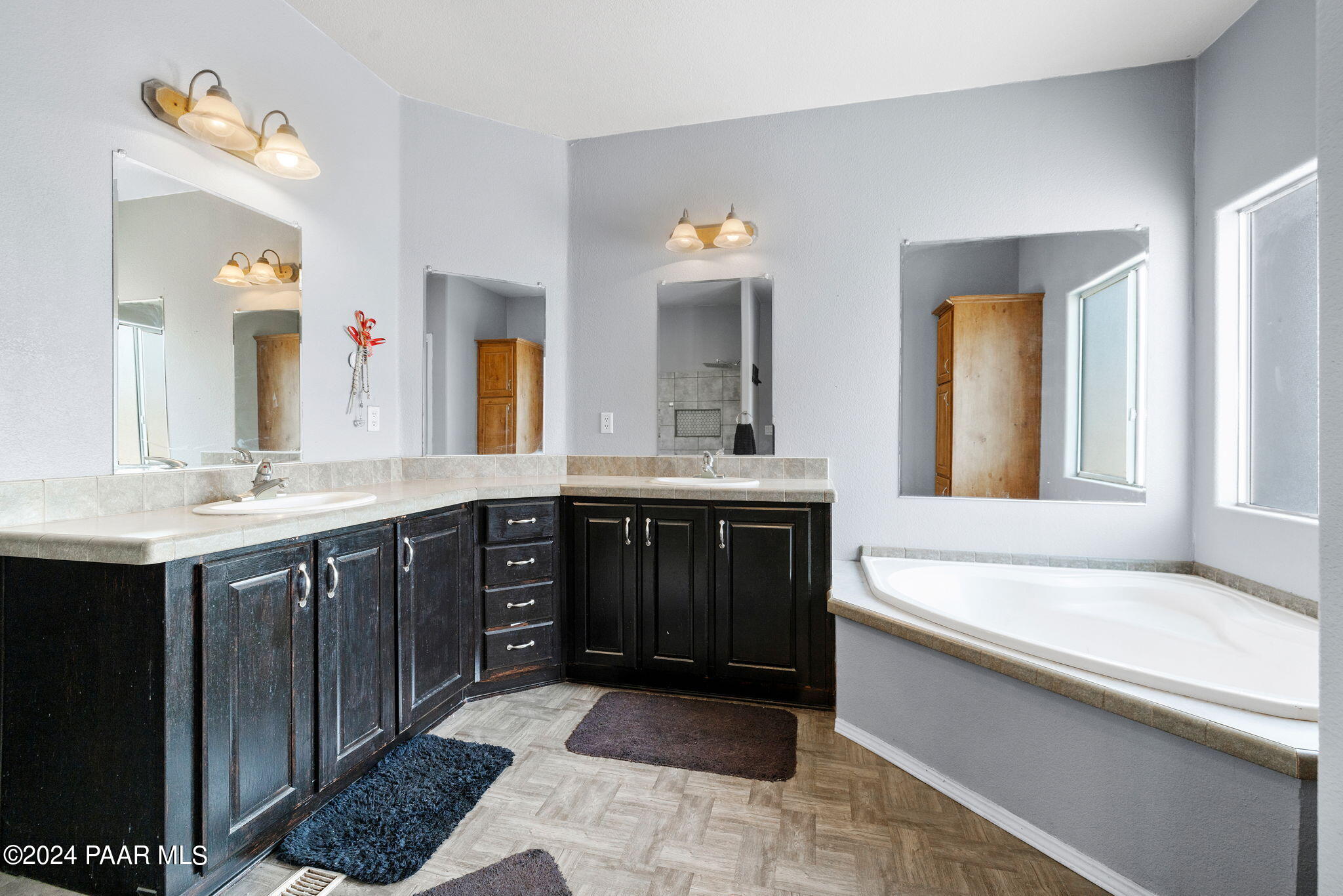 24851 North Mitchell Road Paulden, AZ 86334 - Photo 28 of 38 a bathroom with a sink double vanity