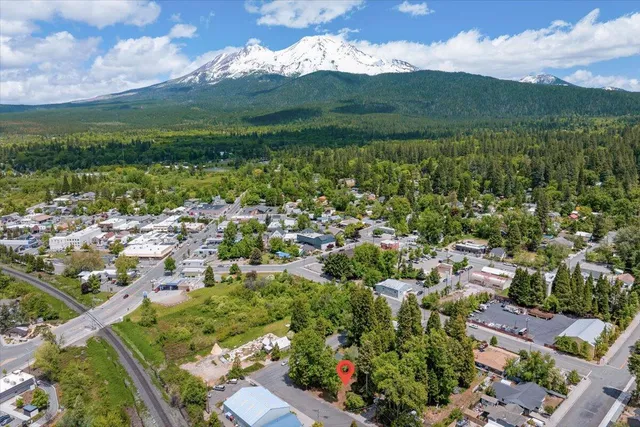 a view of lake with mountain