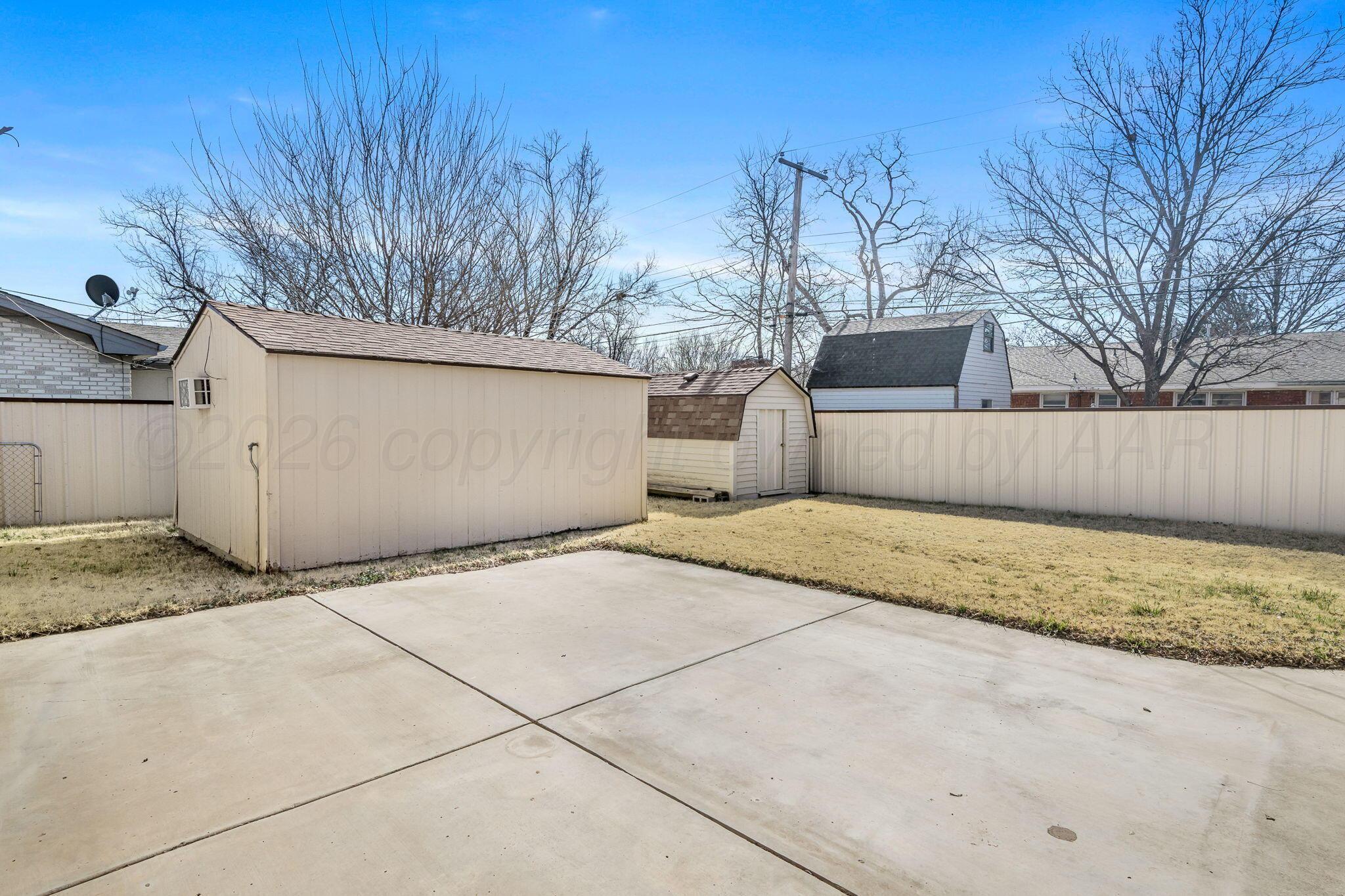 4305 Omaha Avenue Amarillo, TX 79106 - Photo 18 of 20 a view of backyard space