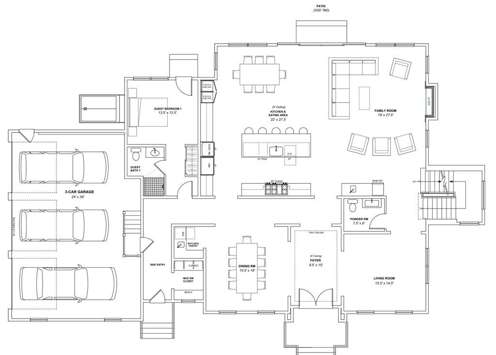 68 Freemont Street Lexington, MA 02421 - Photo 9 of 11 a picture of a floor plan