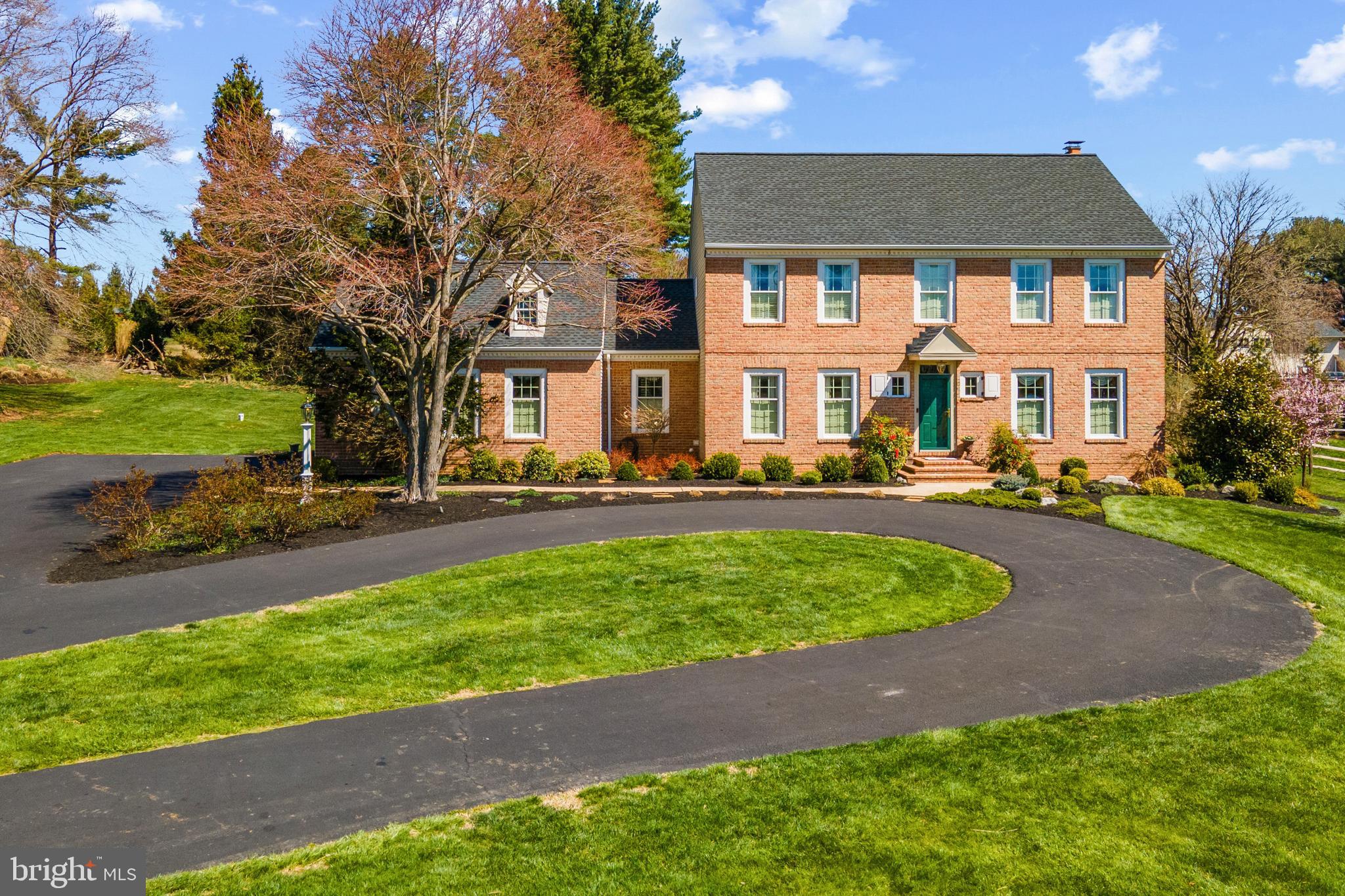 Custom built Brick Colonial