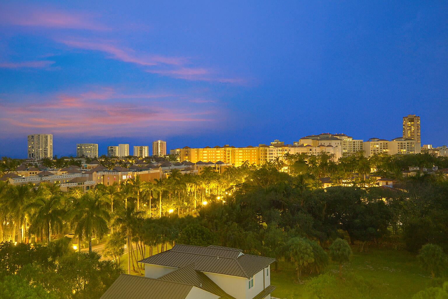 485 East Royal Palm Road, Unit 804 Boca Raton, FL 33432 - Photo 2 of 50 SE EVENING VIEWS FROM BALCONY