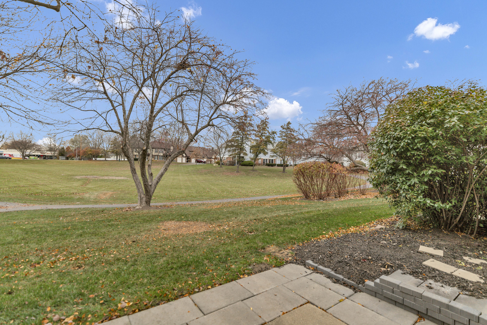 1941 Quaker Hollow Lane, Unit 1941 Streamwood, IL 60107 - Photo 13 of 13 a view of a yard with an tree