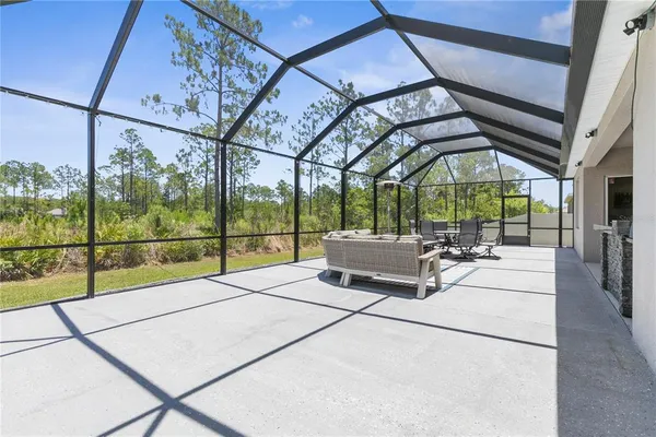 a house view with a outdoor space