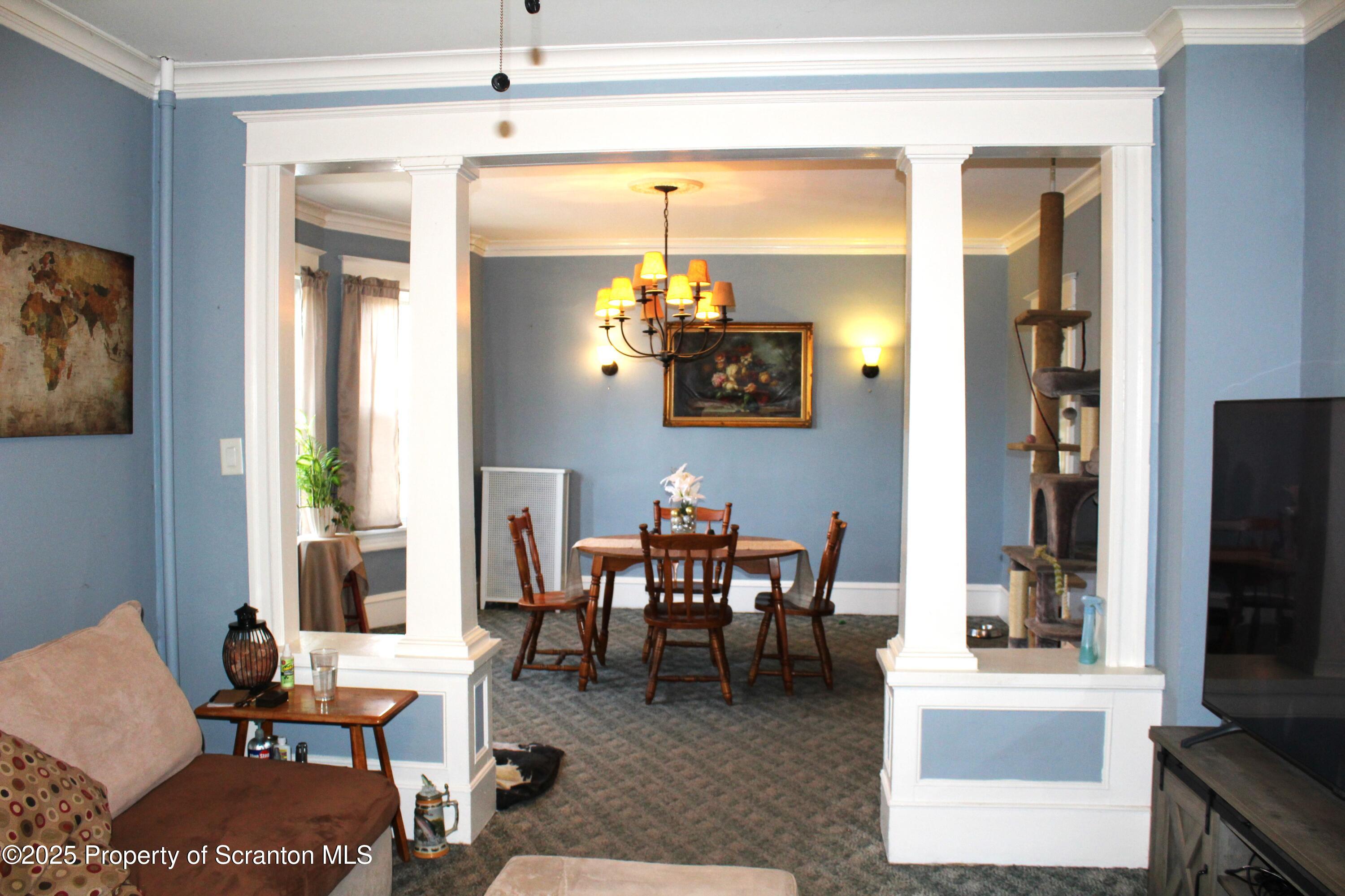 838 George Street Throop, PA 18512 - Photo 31 of 82 Dining Room into LR