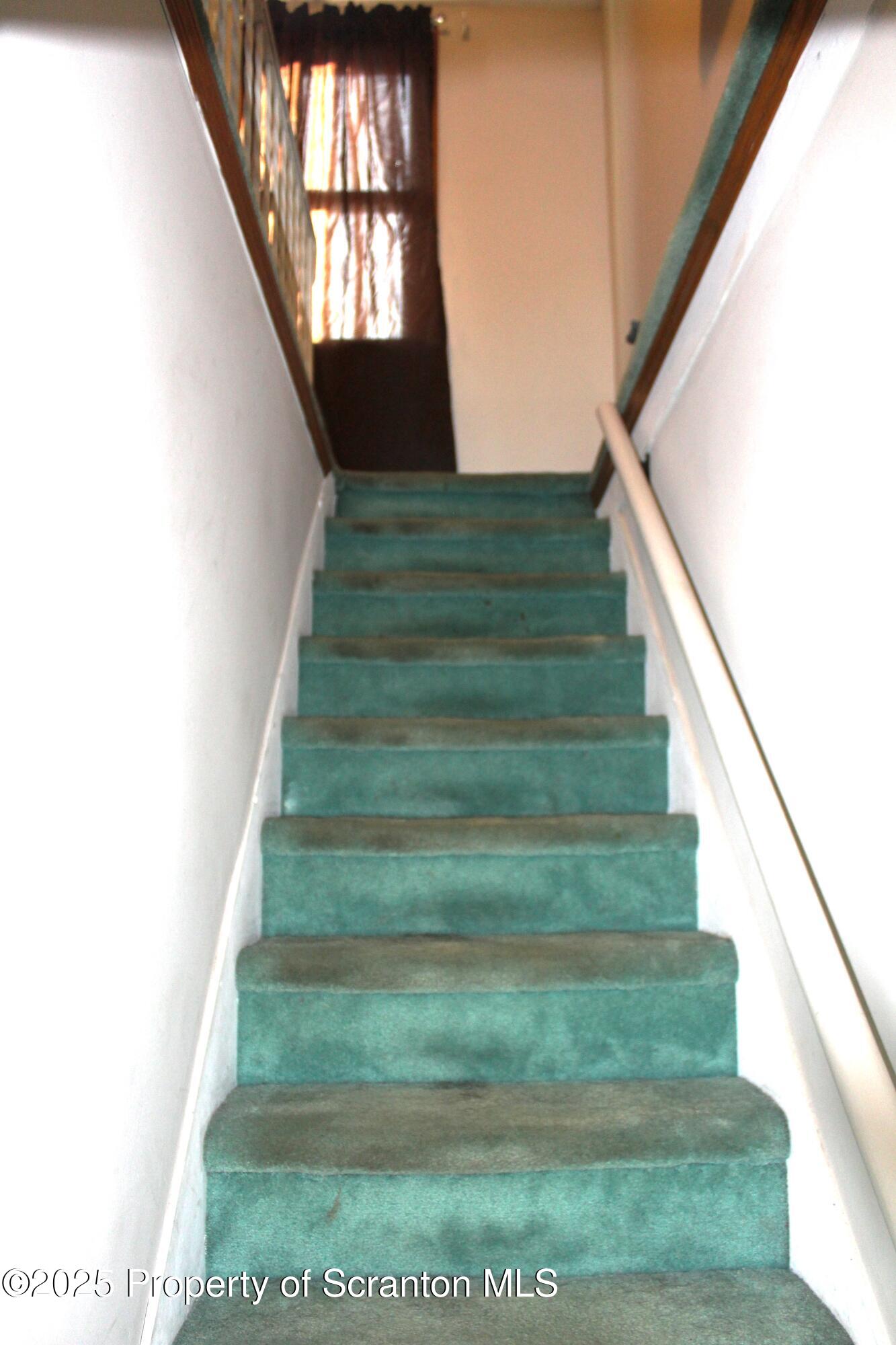 838 George Street Throop, PA 18512 - Photo 54 of 82 Staircase to 3rd Floor