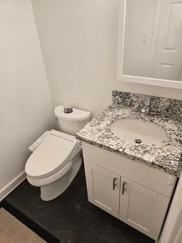 a bathroom with a sink and a toilet