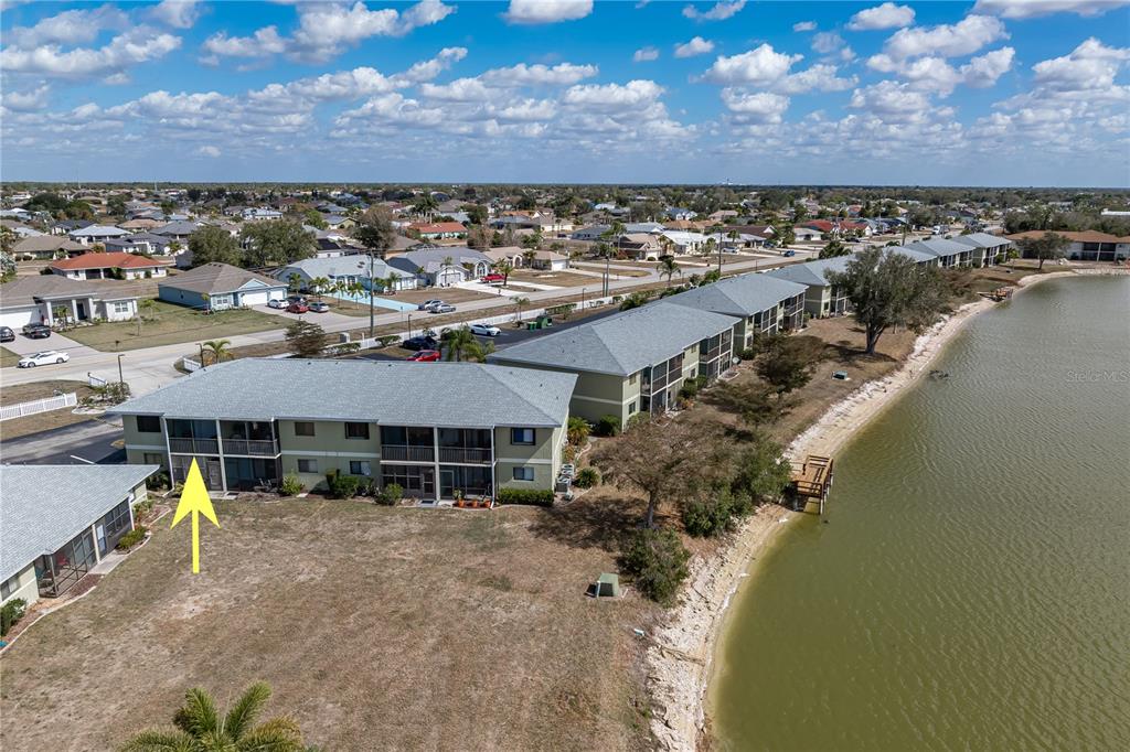 25225 Rampart Boulevard, Unit 1606 Punta Gorda, FL 33983 - Photo 13 of 34 an aerial view of a house with a swimming pool