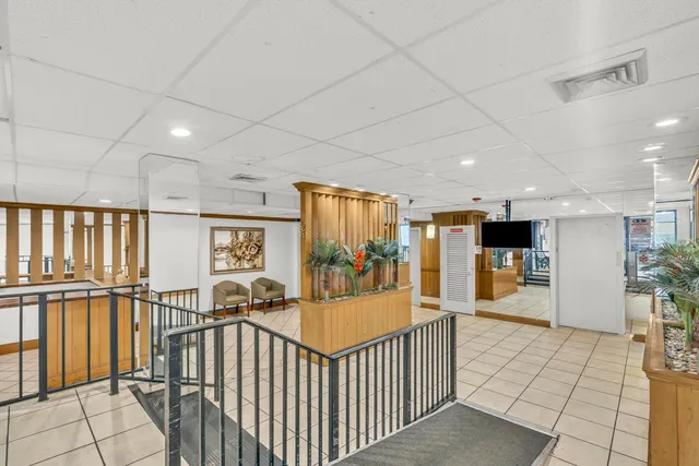 a view of livingroom with furniture and window
