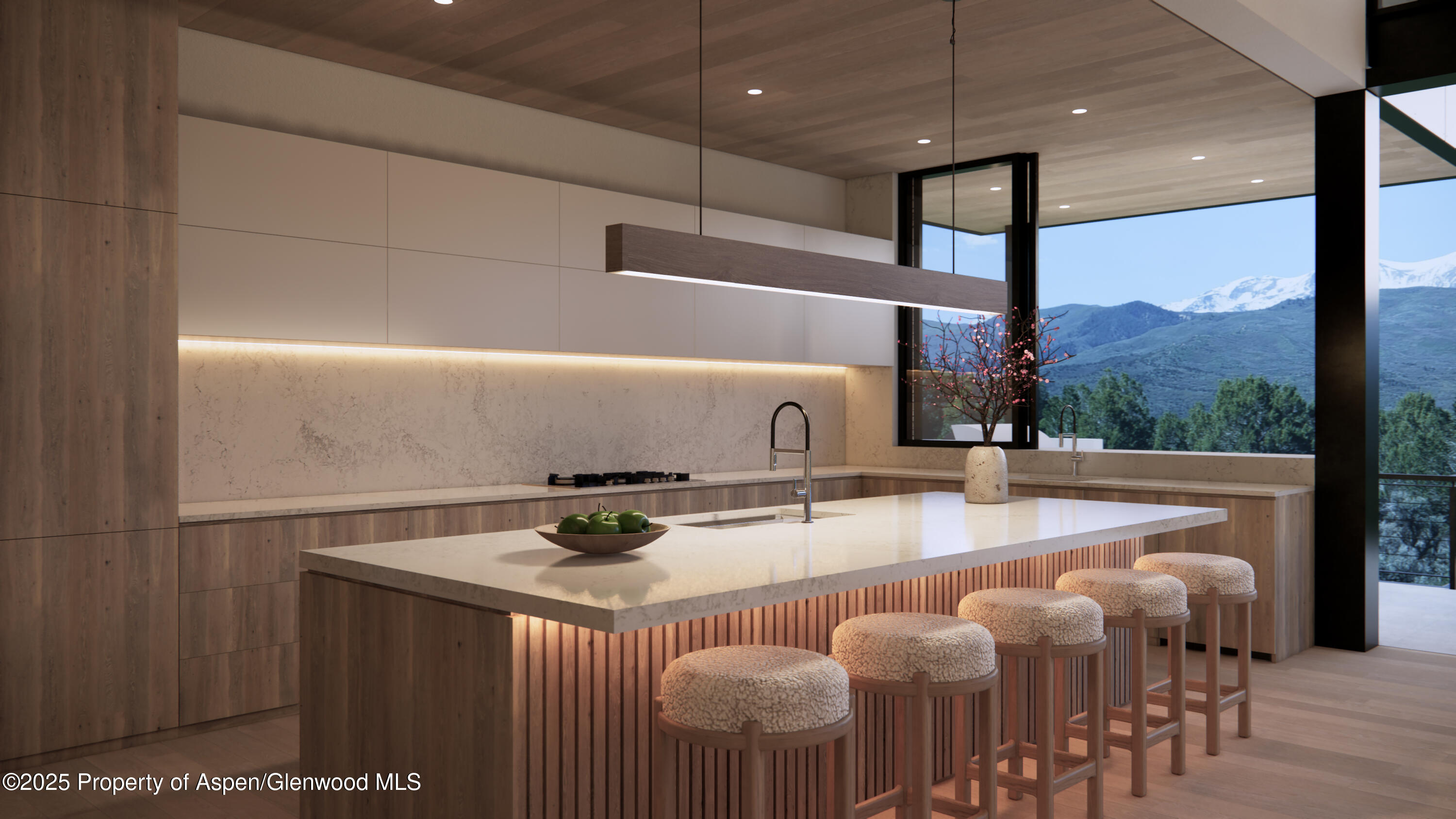 500 Whitecloud Road Carbondale, CO 81623 - Photo 10 of 22 Kitchen and Sopris Views