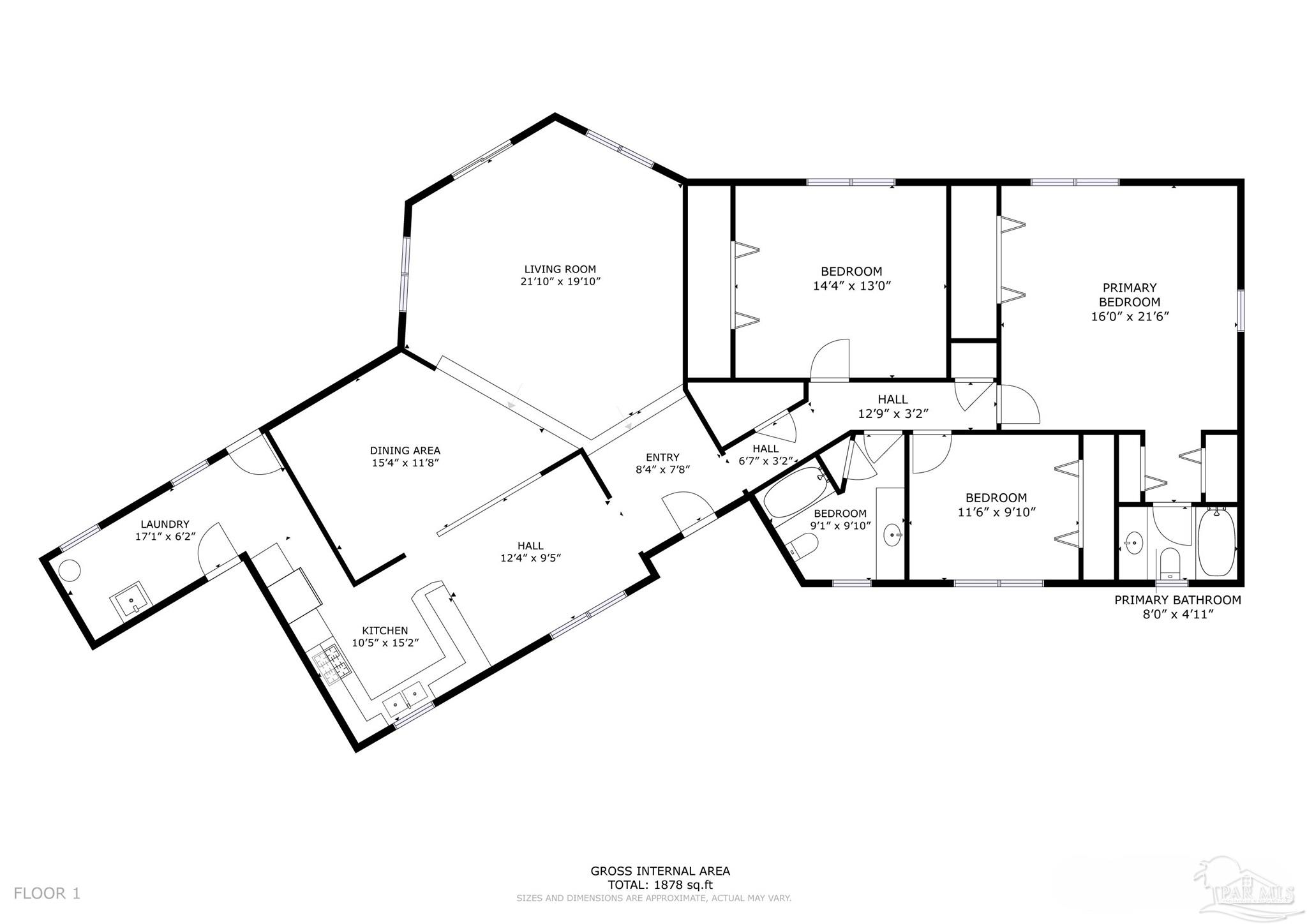 6472 Sandy Lane Milton, FL 32570 - Photo 3 of 51 a picture of floor plan
