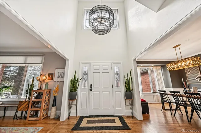 a very nice looking room with wooden floor