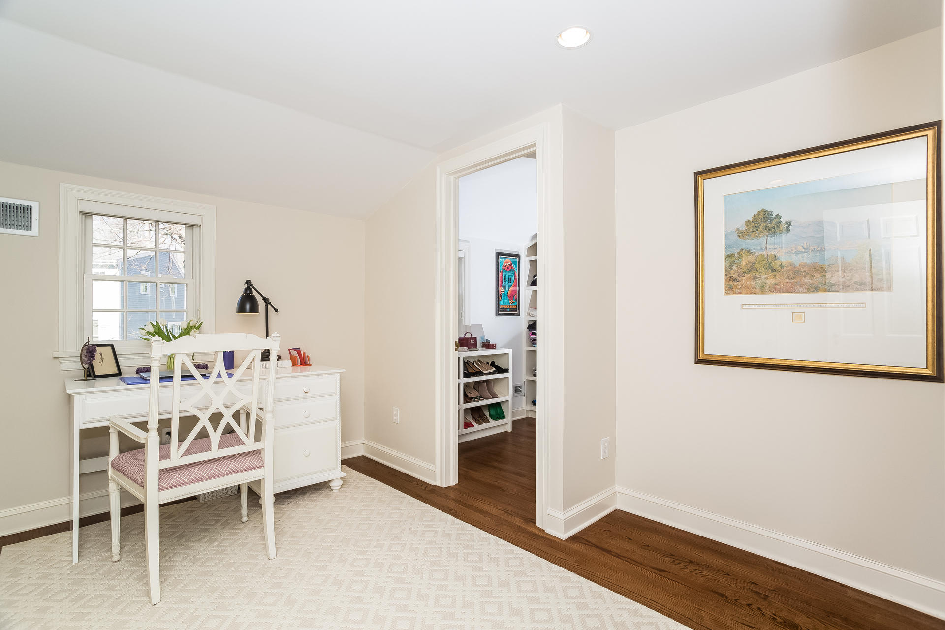 27 Sunset Road Darien, CT 06820 - Photo 20 of 41 a bedroom with furniture and baby crib