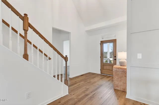 wooden floor in an empty room