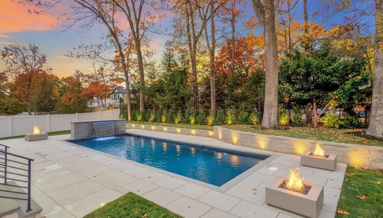 801 Godwin Road Paramus, NJ 07652 - Photo 47 of 50 a view of swimming pool with a patio