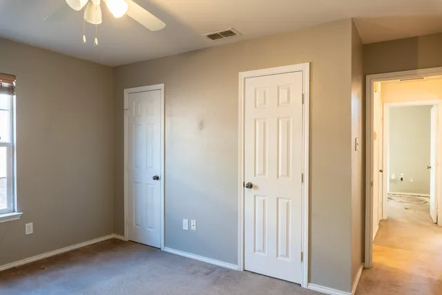 a backyard of a house