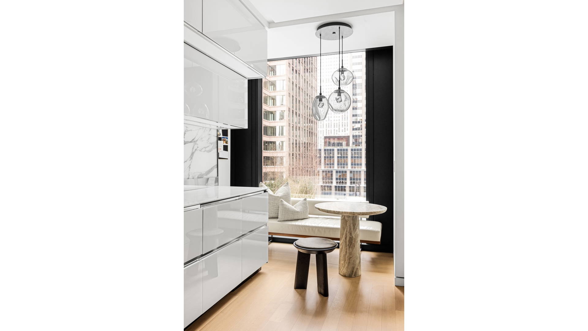 53 West 53rd Street, Unit 18B Manhattan, NY 10019 - Photo 8 of 17 a bathroom with a sink and a bathtub