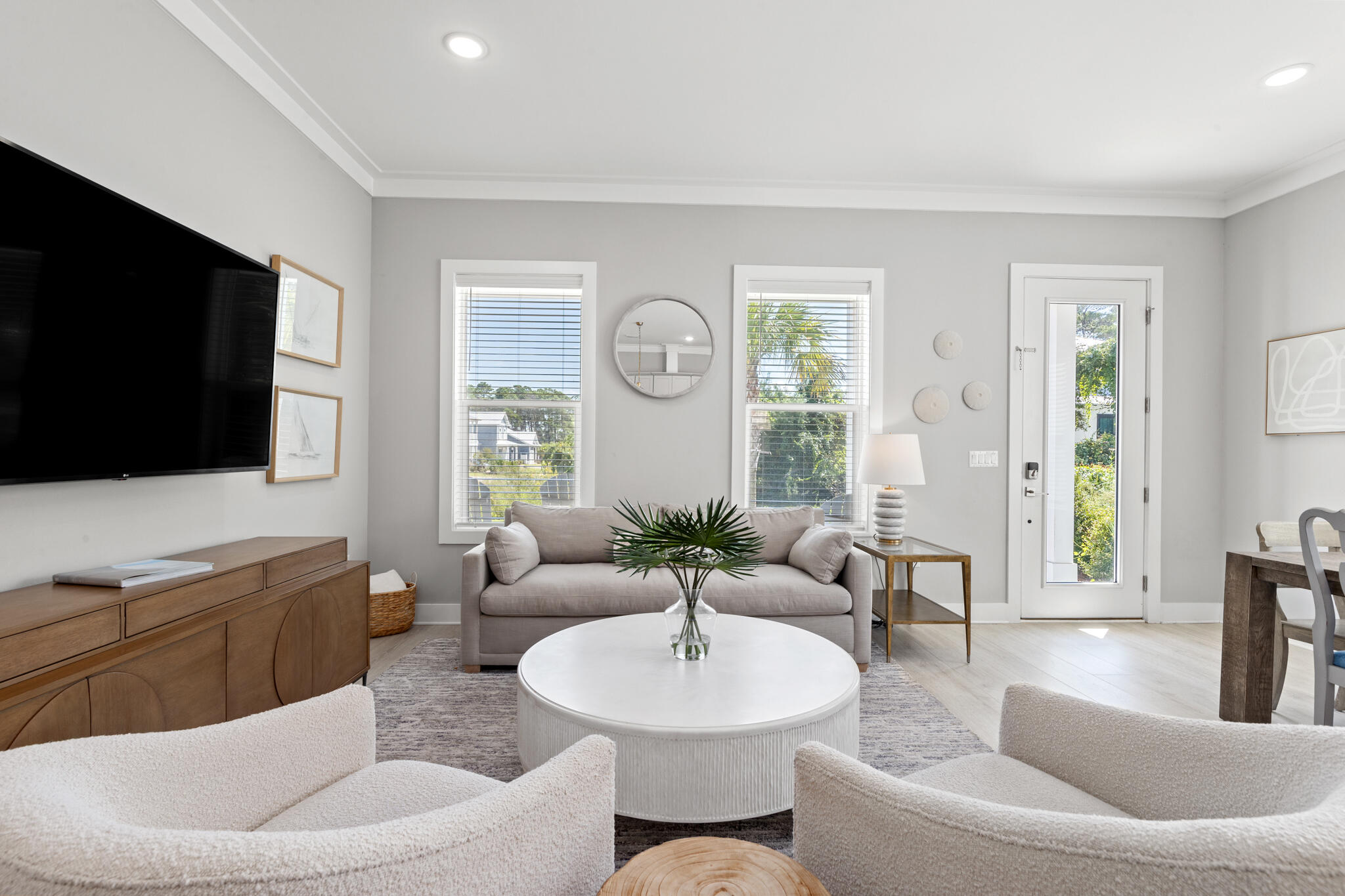 151 West Willow Mist Road Inlet Beach, FL 32461 - Photo 19 of 70 a living room with furniture and a flat screen tv