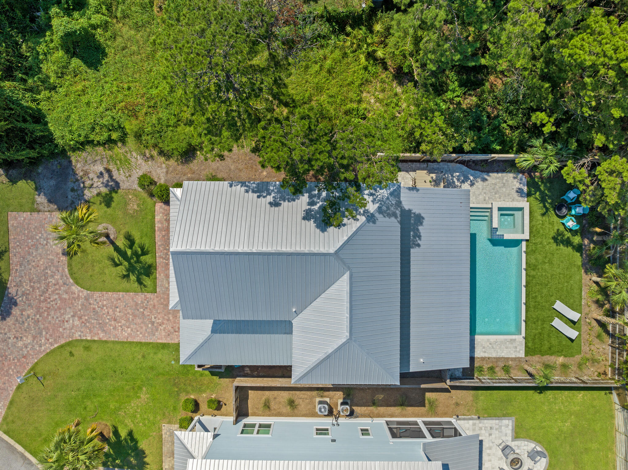 151 West Willow Mist Road Inlet Beach, FL 32461 - Photo 3 of 70 an aerial view of a house with a yard