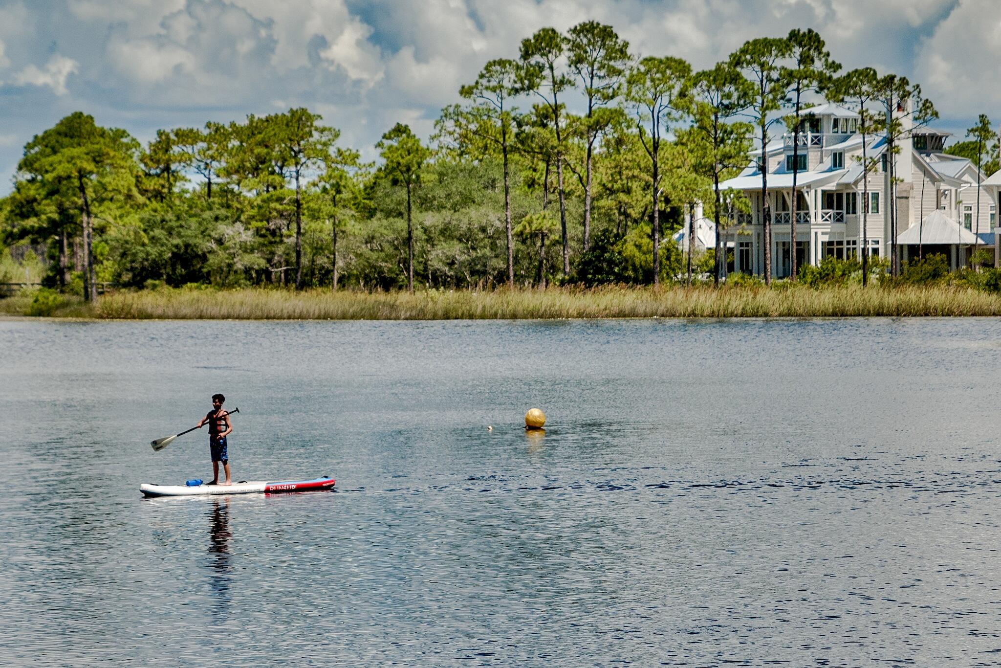 151 West Willow Mist Road Inlet Beach, FL 32461 - Photo 54 of 70 a view of a lake with houses