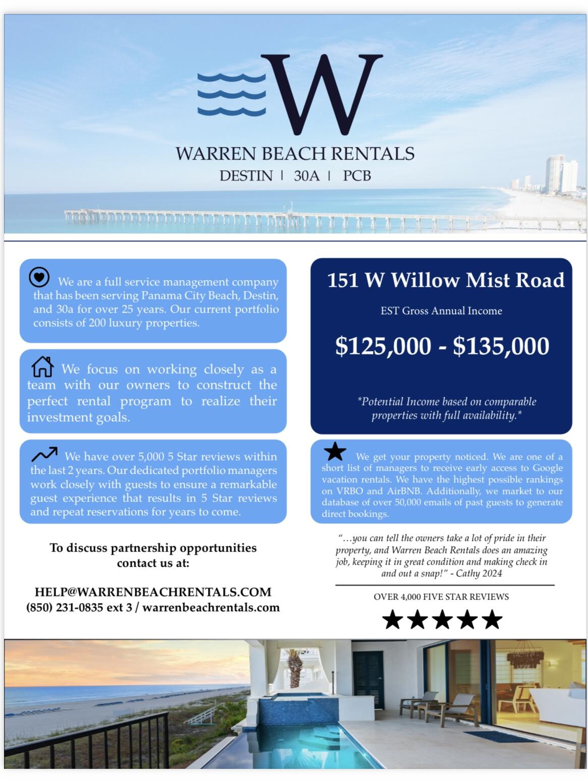 151 West Willow Mist Road Inlet Beach, FL 32461 - Photo 9 of 70 a picture of a book and a bed