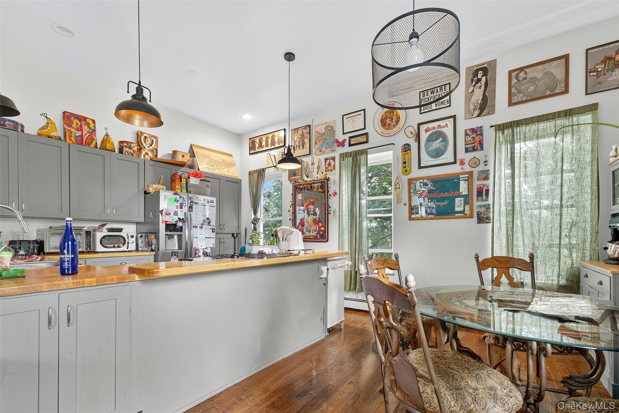 153 Lander Street Newburgh, NY 12550 - Photo 13 of 39 a view of a kitchen and dining area