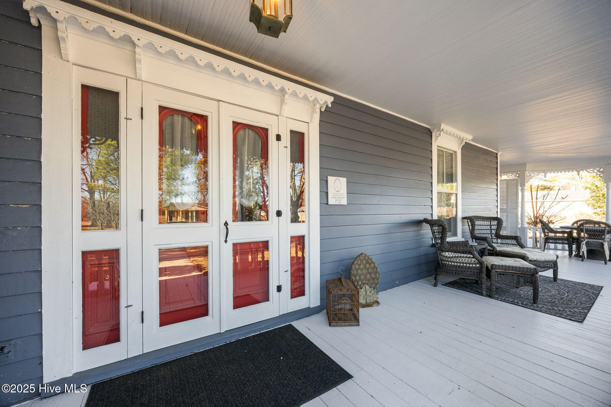 308 North Front Street Hamilton, NC 27840 - Photo 45 of 53 front door view and full, wrap-around porch