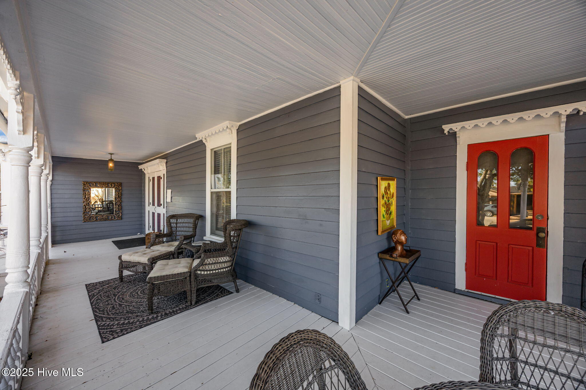 308 North Front Street Hamilton, NC 27840 - Photo 47 of 53 side entrance to "Drs. office" and view of full front porch