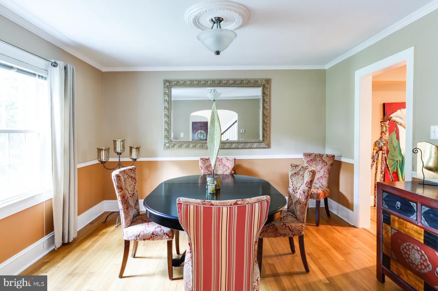 Formal Dining Room w/ Chair Rail