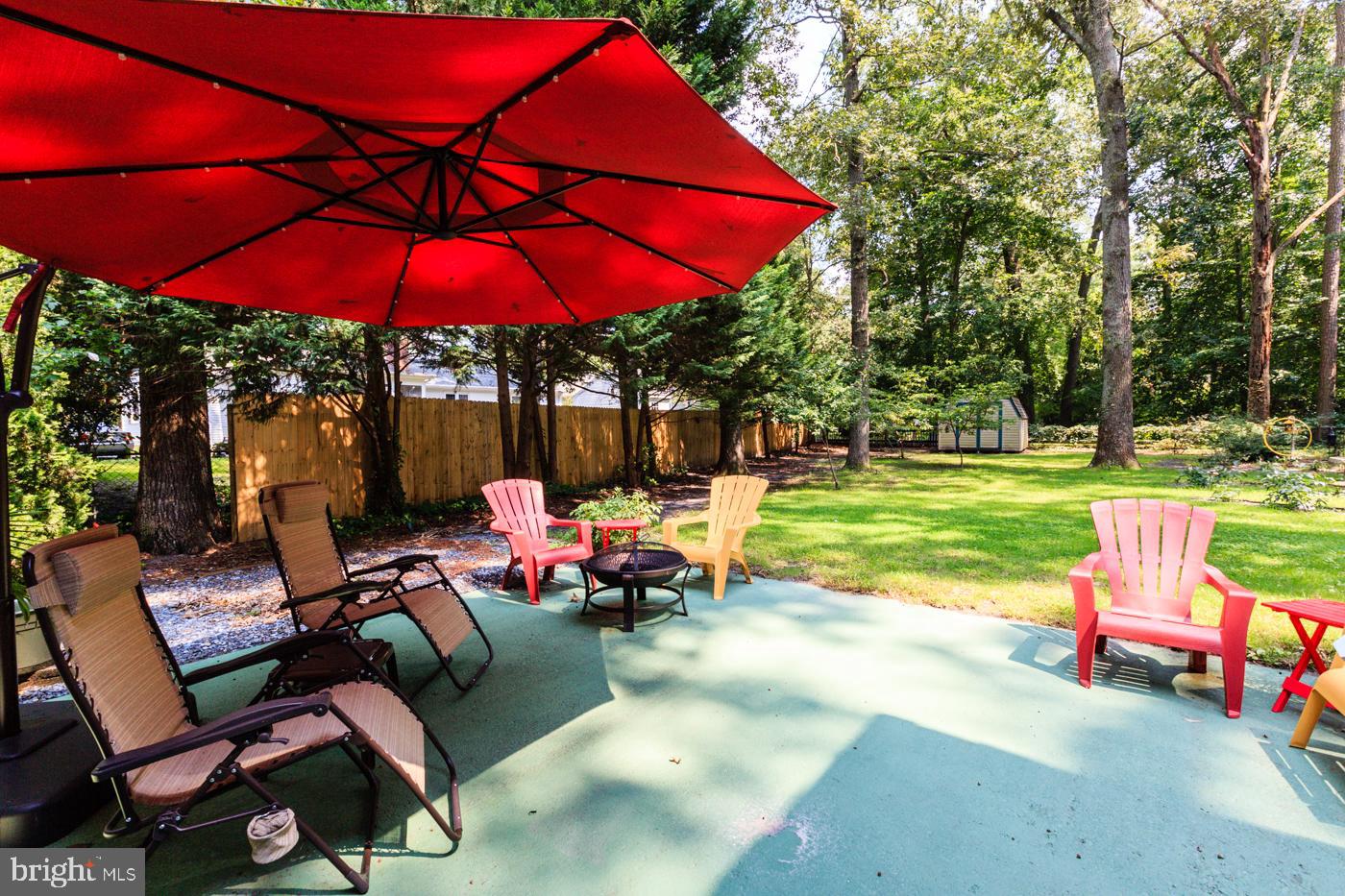 1503 Woodland Road Salisbury, MD 21801 - Photo 32 of 36 Patio w/ Tranquil Backyard Views