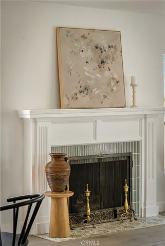 a view of a hallway with entryway