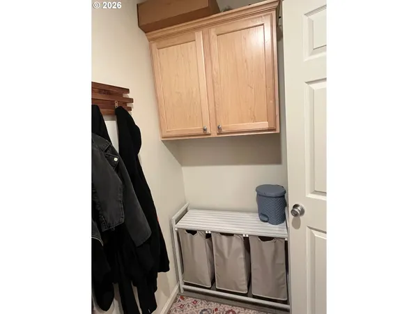 a utility room with a sink