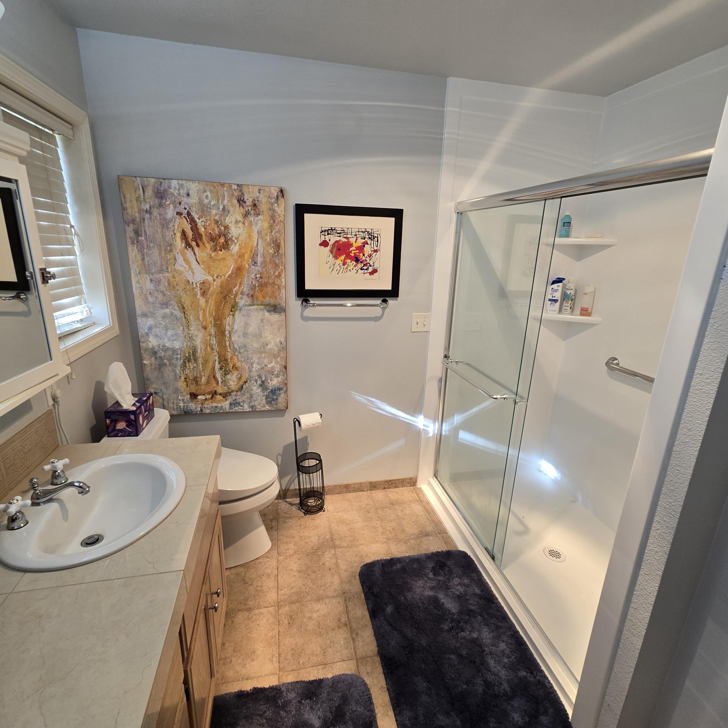 3393 Northeast Stonebrook Loop Bend, OR 97701 - Photo 19 of 23 Walk-in or roll-in shower in the Primary Bathroom
