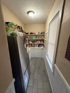 a view of a walk in closet