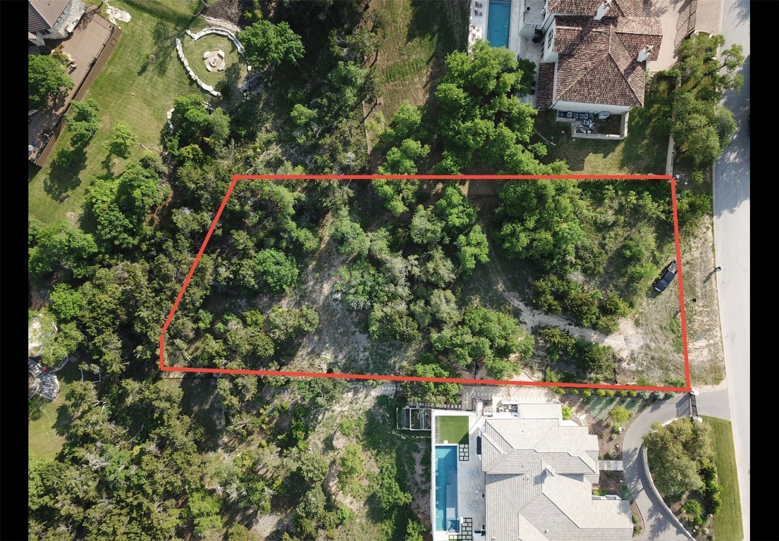 surrounding property with custom homes