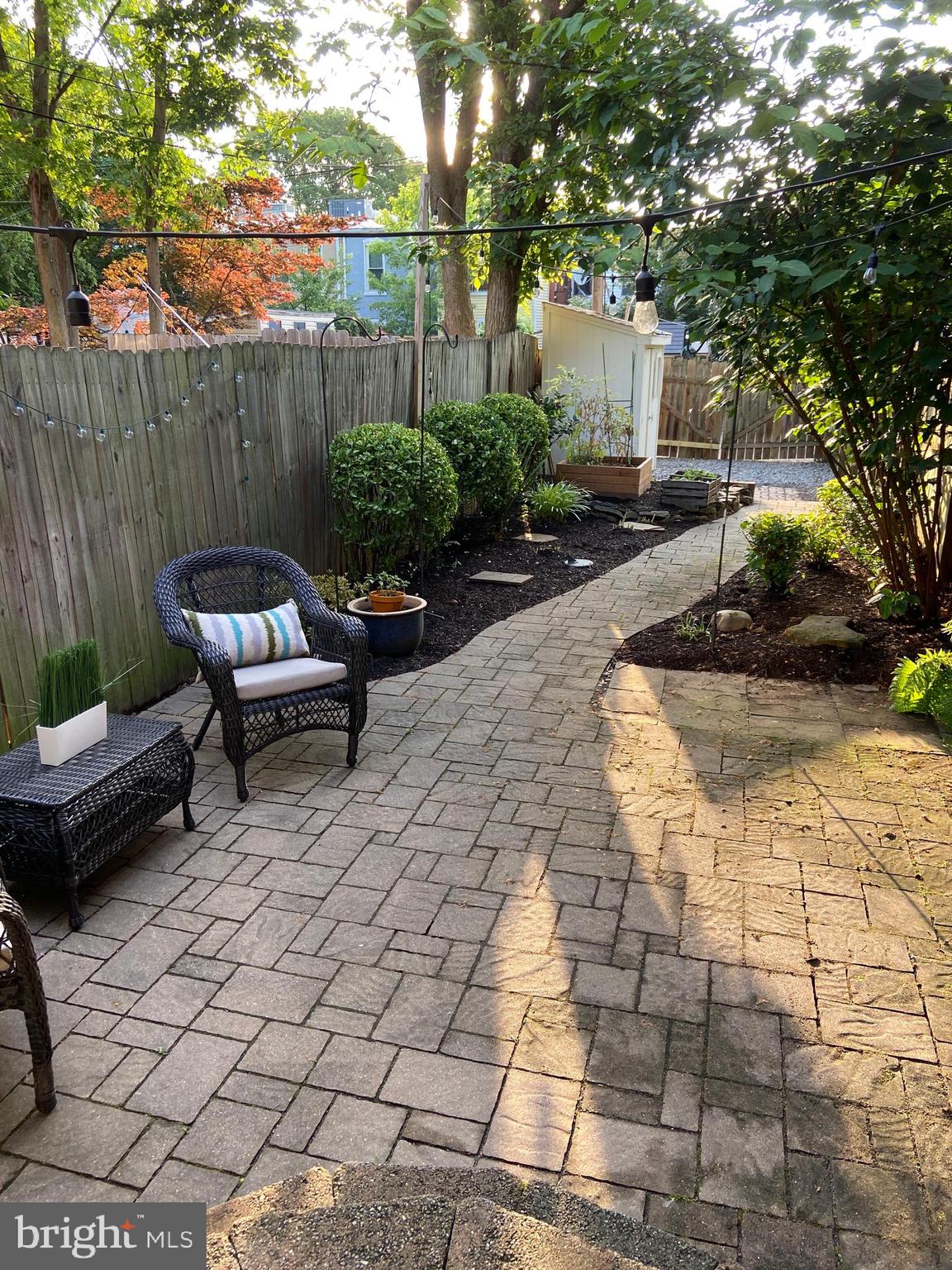 241 Warren Street Northeast Washington, DC 20002 - Photo 27 of 43 Private oasis on the Hill: patio/backyard/PARKING