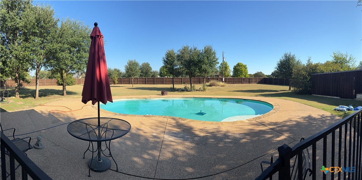 1084 Frederick Lane Temple, TX 76502 - Photo 40 of 40 a view of a swimming pool with a patio and a yard