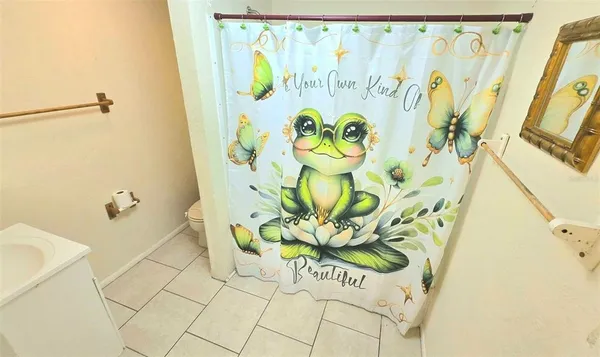 a close view of sink and mirror