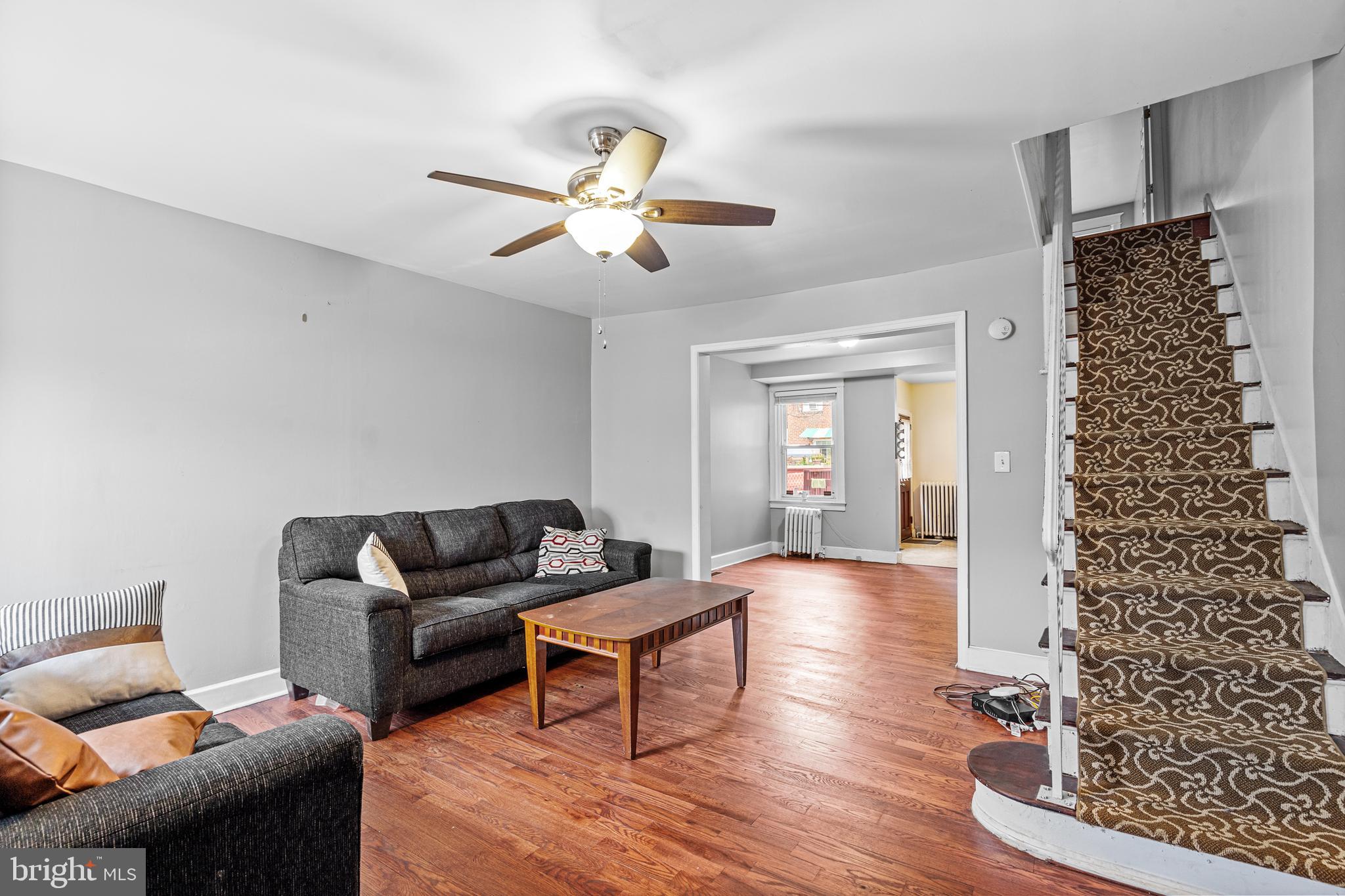305 Margate Road Upper Darby, PA 19082 - Photo 3 of 20 a living room with furniture and wooden floor