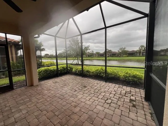 a view of a yard with a porch
