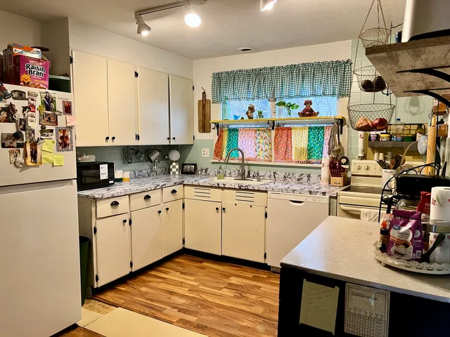 a room with storage and utility