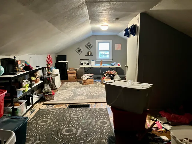 a backyard of a house