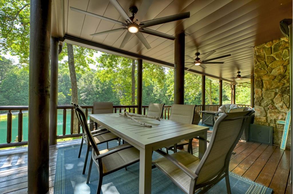 505 Old Salem Road Mineral Bluff, GA 30559 - Photo 47 of 88 a view of a dining room with furniture window and outside view