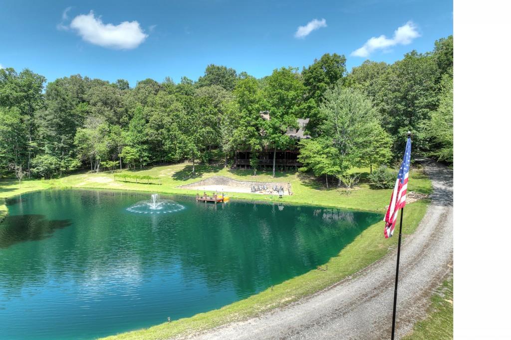 505 Old Salem Road Mineral Bluff, GA 30559 - Photo 75 of 88 a view of a lake from a balcony