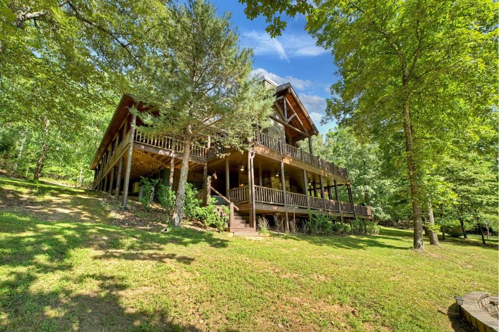 505 Old Salem Road Mineral Bluff, GA 30559 - Photo 76 of 88 a view of a house with a yard