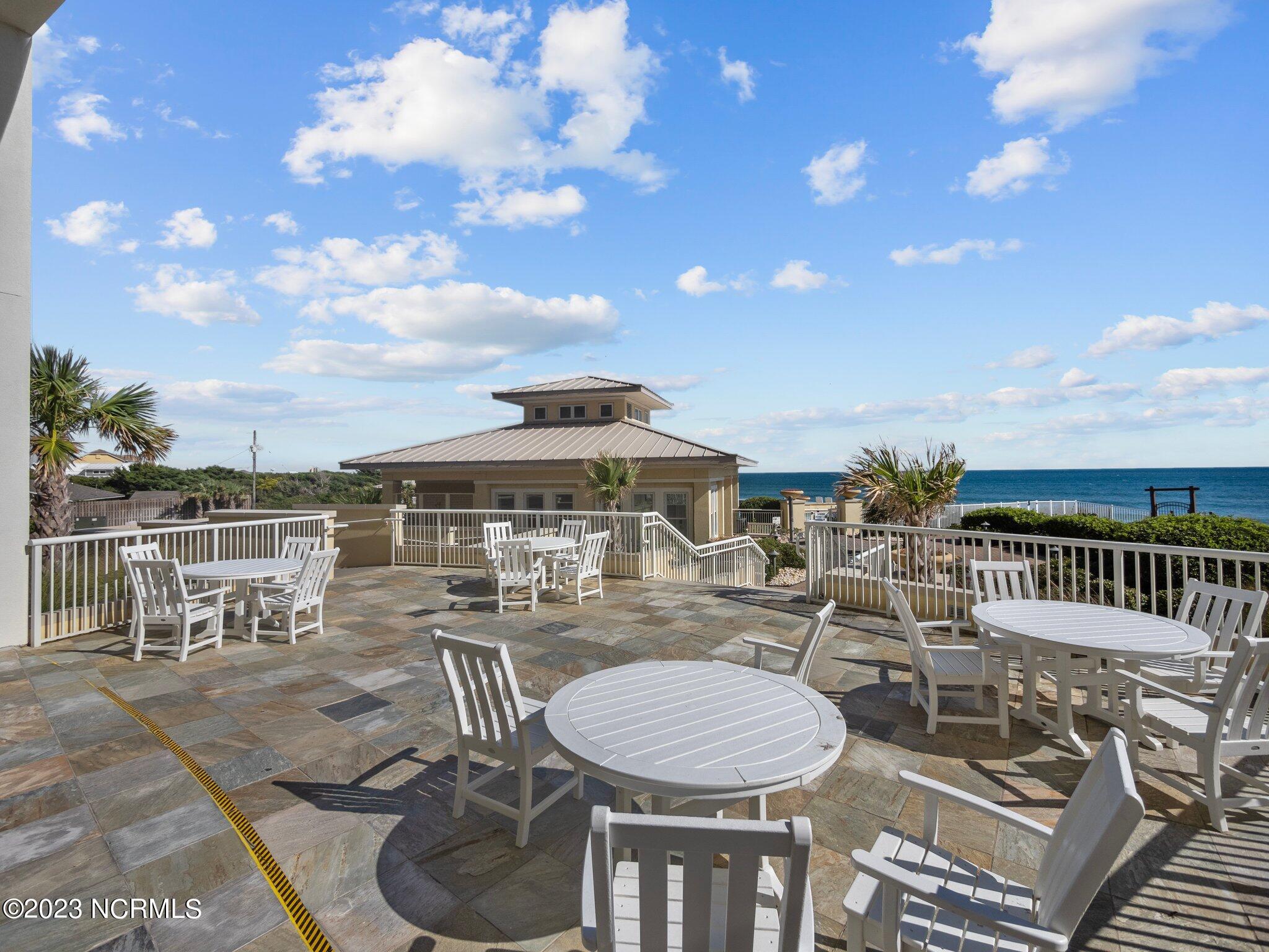1435 Salter Path Road, Unit K4 Indian Beach, NC 28512 - Photo 39 of 56 Oceanfront Patio Seating
