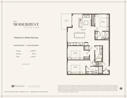 $1,199,900 | 1107 8th Avenue South, Unit 322, Nashville, TN 37203